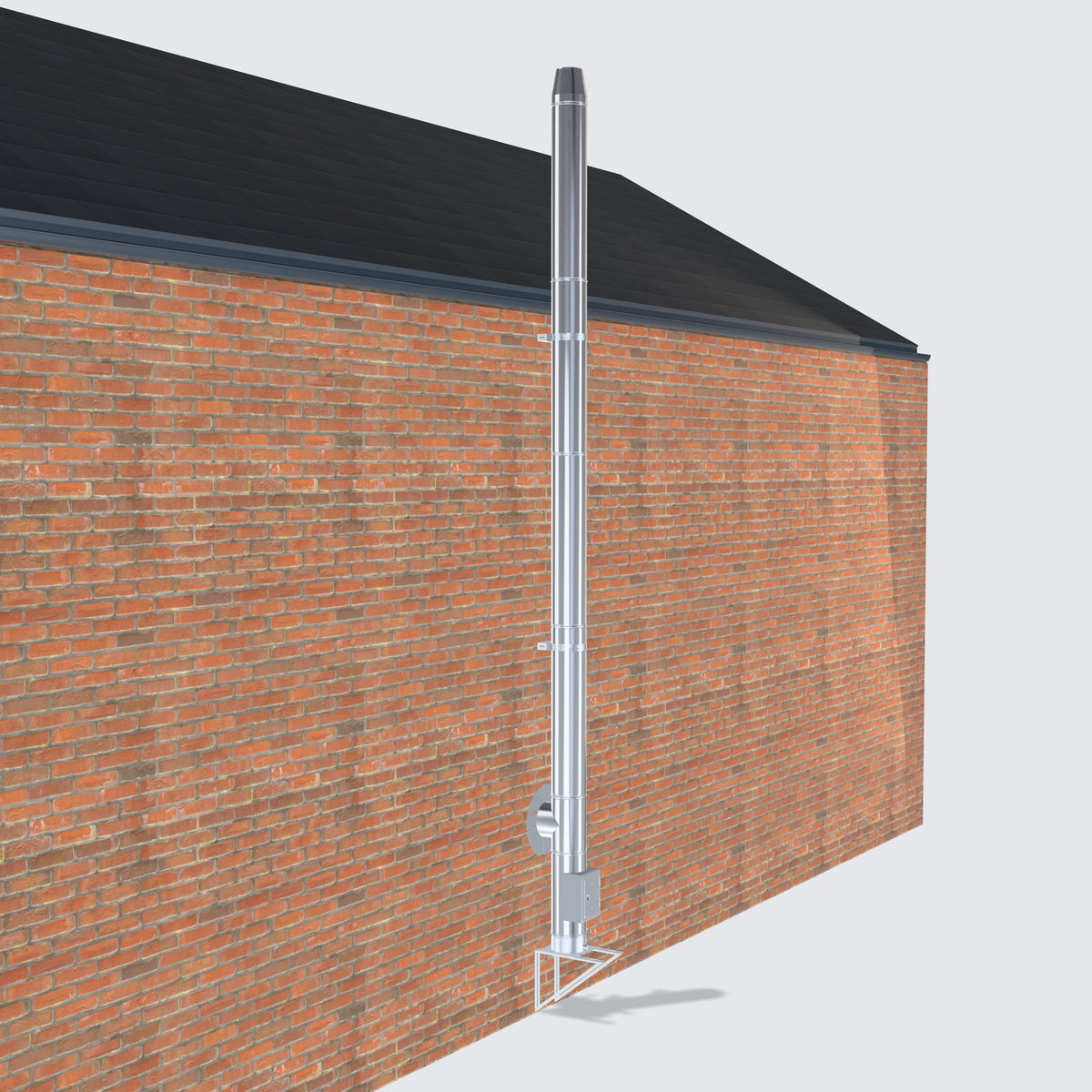 Schornstein-Bausatz 130 mm · 5,2 m