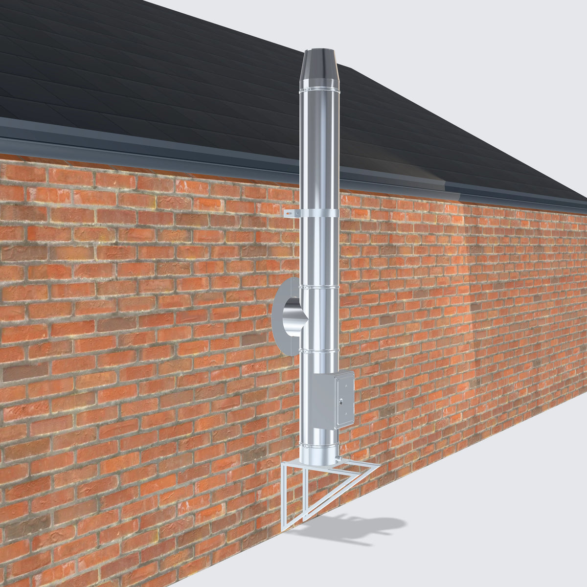 Schornstein-Bausatz 150 mm · 2,2 m